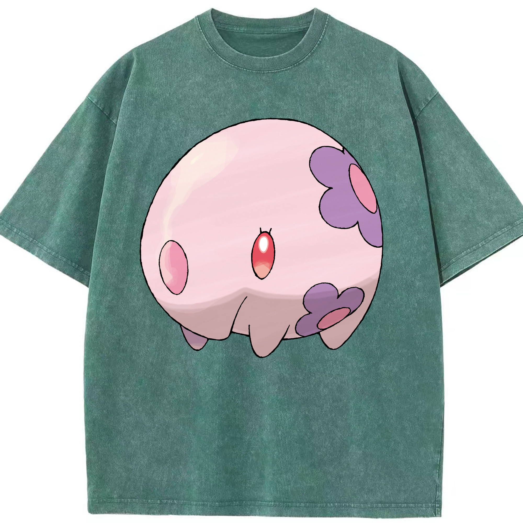 （画像用） ポケットモンスター Pokémon 綿100% ヴィンテージ風 半袖Tシャツ（フロントプリント）